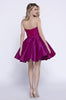 Stunning Magenta Pink Sweetheart Party Dress