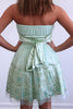 Morgan & Co. Mint Green Short Homecoming Dress
