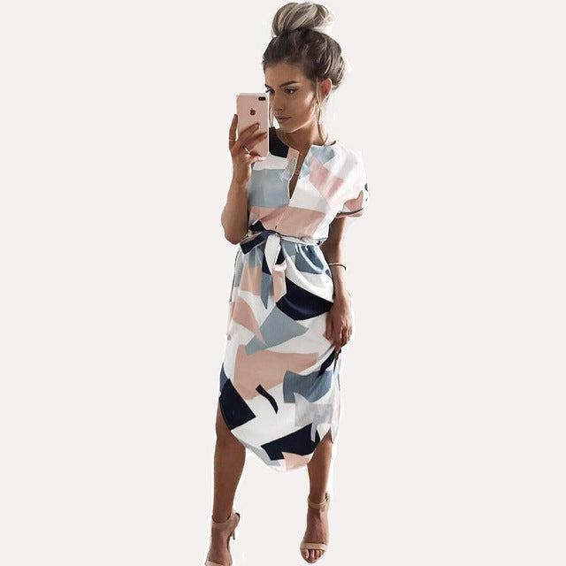 Geometric Shape Shift Dress – Borrowed by Design