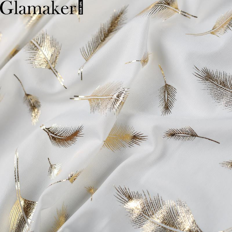 Feathers in Gold and Silver print by Editors Choice