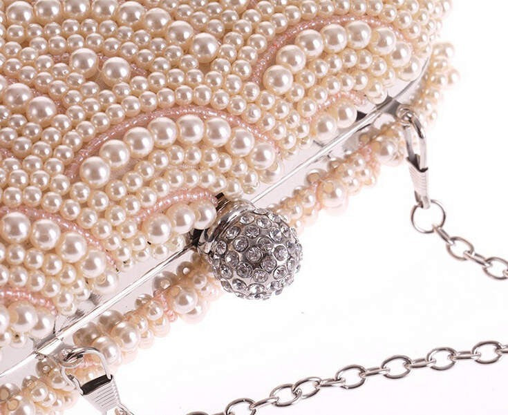 Elegant Pearl Deco Clutch – Borrowed by Design